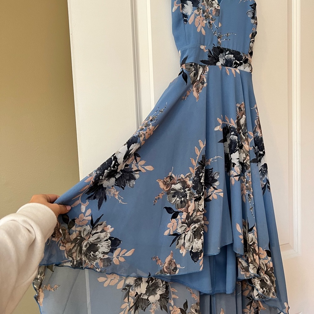 Windsor, High-low dress, blue floral!!!